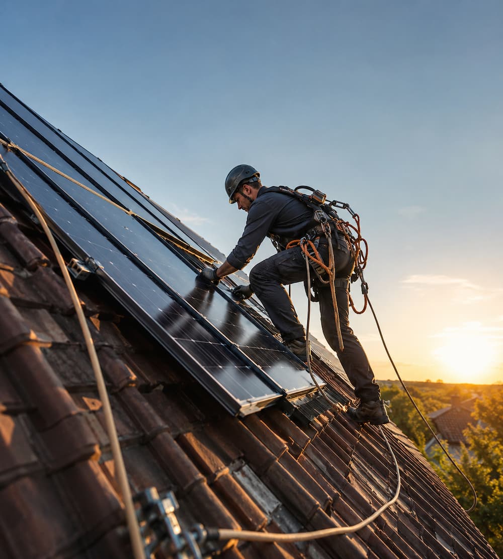 installation-panneaux-solaires-coucher-de-soleil